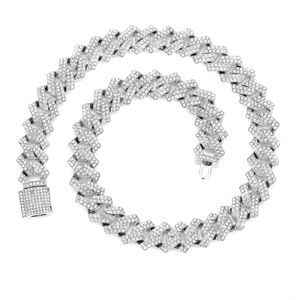 Men's Silver Cuban Link Chain Necklace